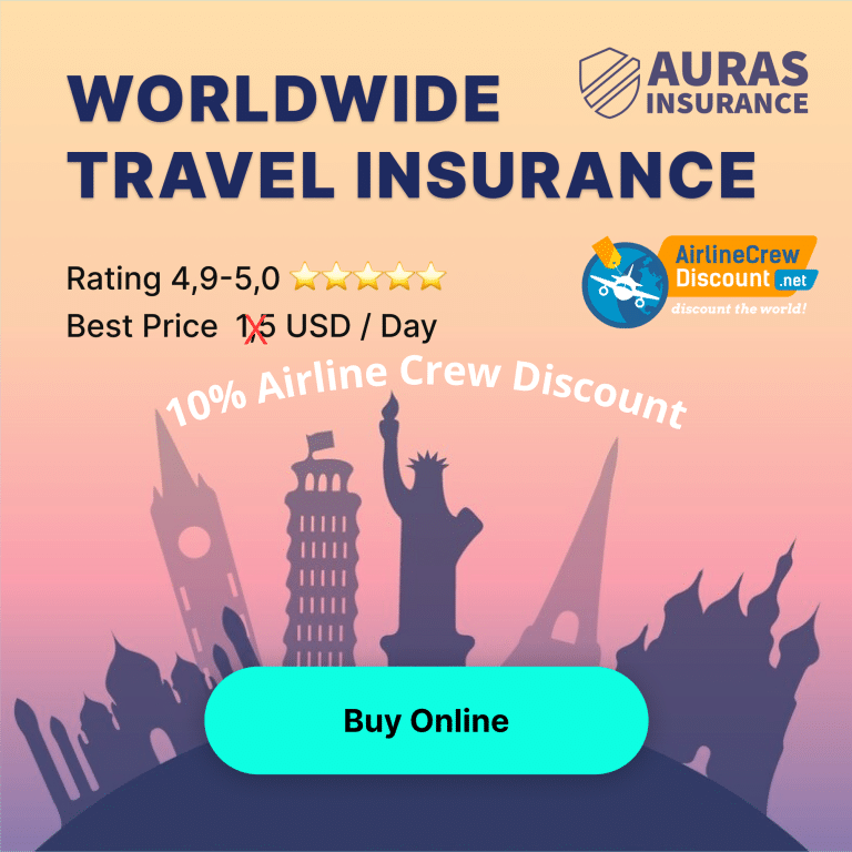 Auras.insure 10% airline discount travel insurance