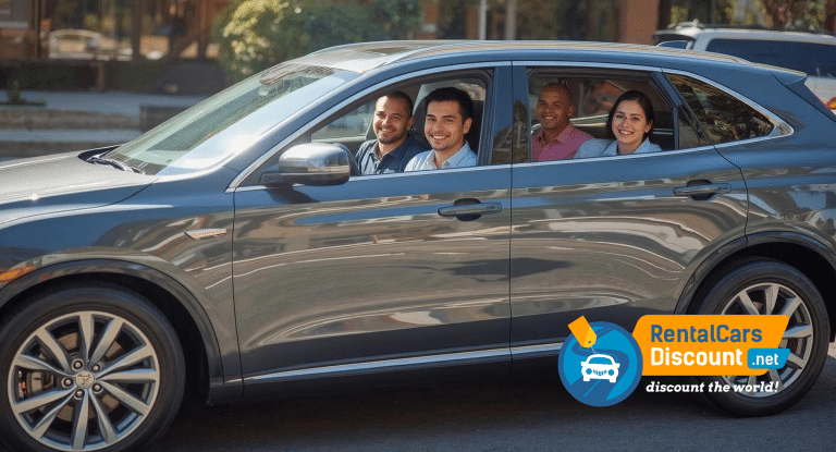 Rentalcarsdiscount blog post car with happy friends