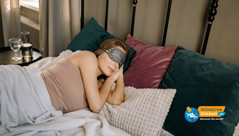 cabin attendant sleep mask